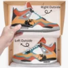 Charizard (Pokémon) AJ4 Basketball Sneakers - Grey Sole