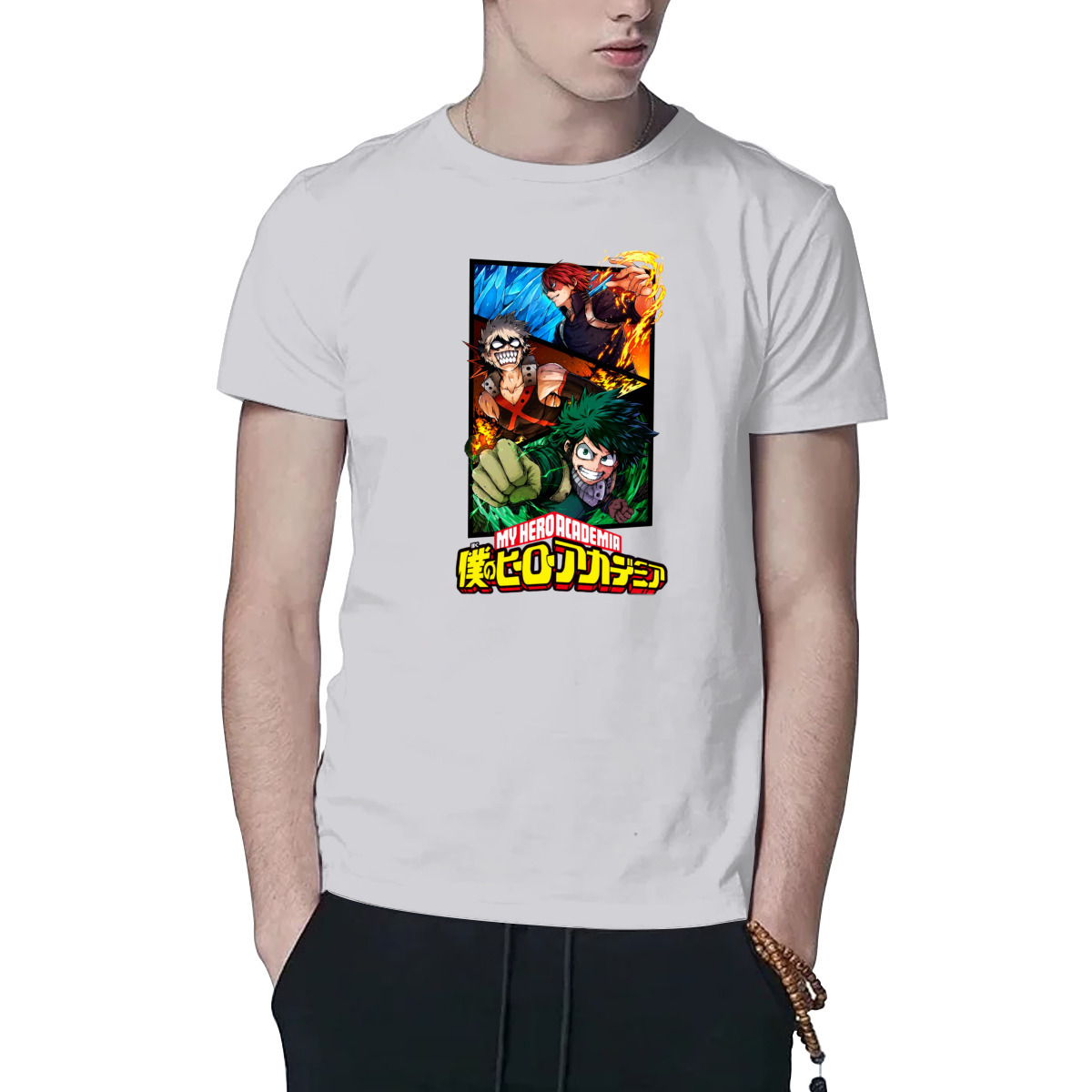 My Hero Academia Multi-Color T-shirt – Front and Back Printing Cool Kiddo 34