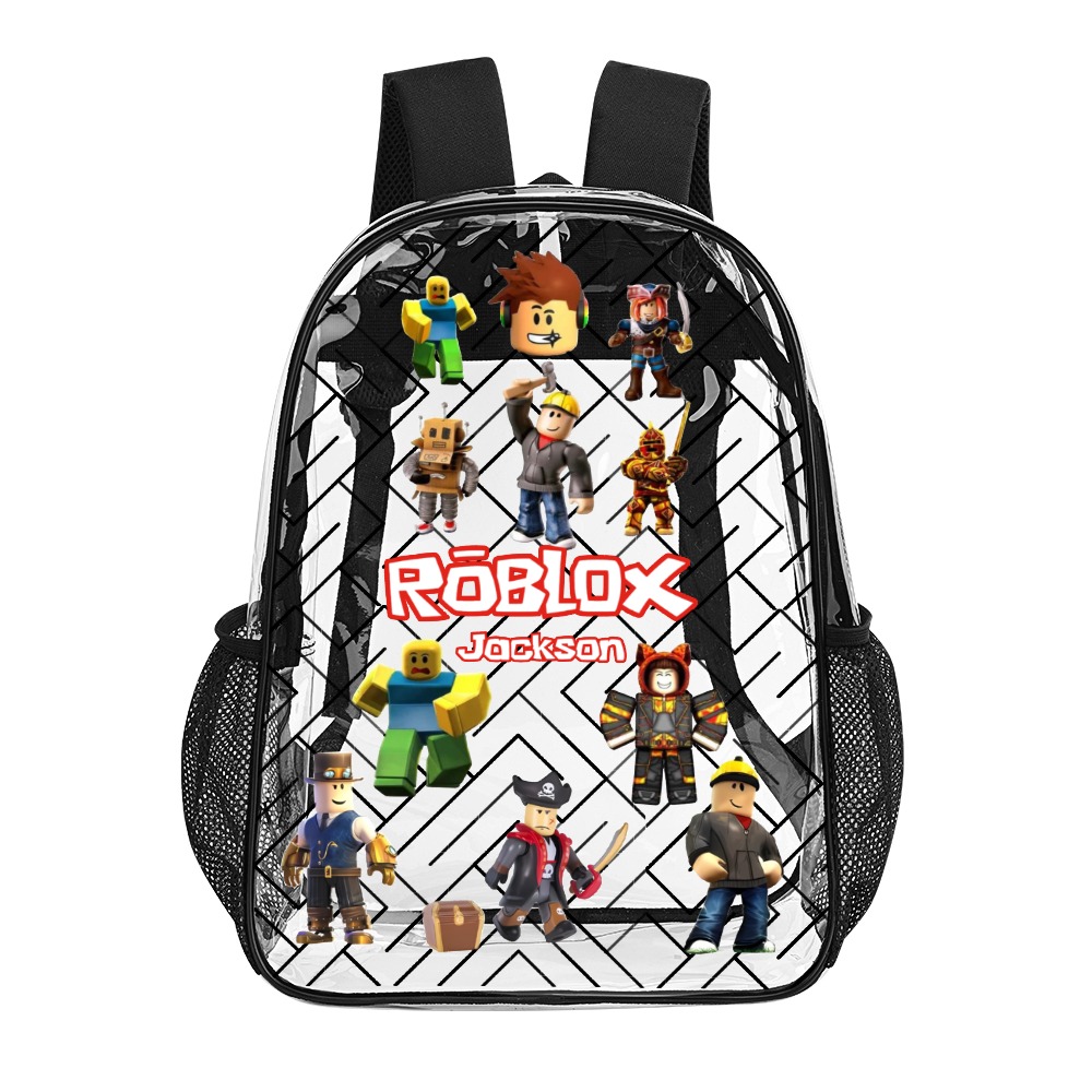 Personalized ROBLOX – Transparent Bag 17 inch 2024 New Cool Kiddo 10