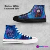 Custom Coraline High-Top Canvas Sneakers, Tim Burton’s animated movie Inspired Casual Shoes for Youth/Adults Cool Kiddo 34