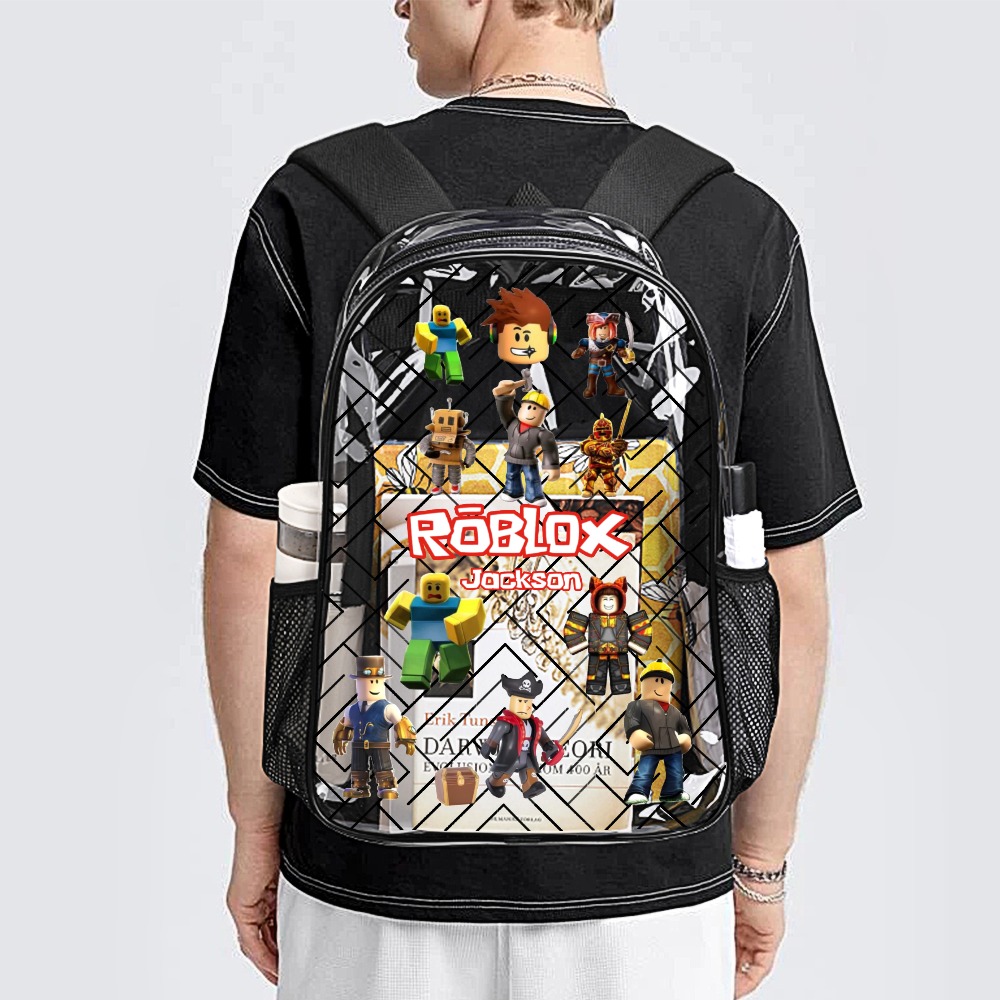 Personalized ROBLOX - Transparent Bag 17 inch 2024 New