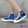 Custom Coraline High-Top Canvas Sneakers, Tim Burton’s animated movie Inspired Casual Shoes for Youth/Adults Cool Kiddo 36