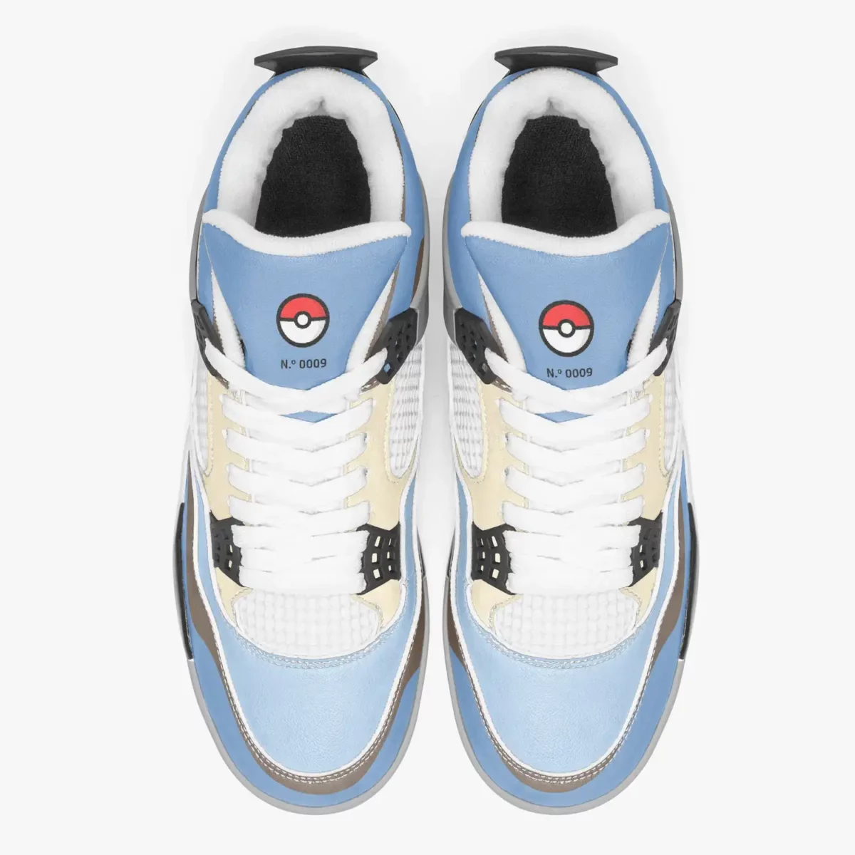 Blastoise (Pokémon) AJ4 Basketball Sneakers – Grey Sole Cool Kiddo 14