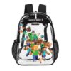 MINECRAFT – Transparent Bag 17 inch 2024 New Cool Kiddo 24