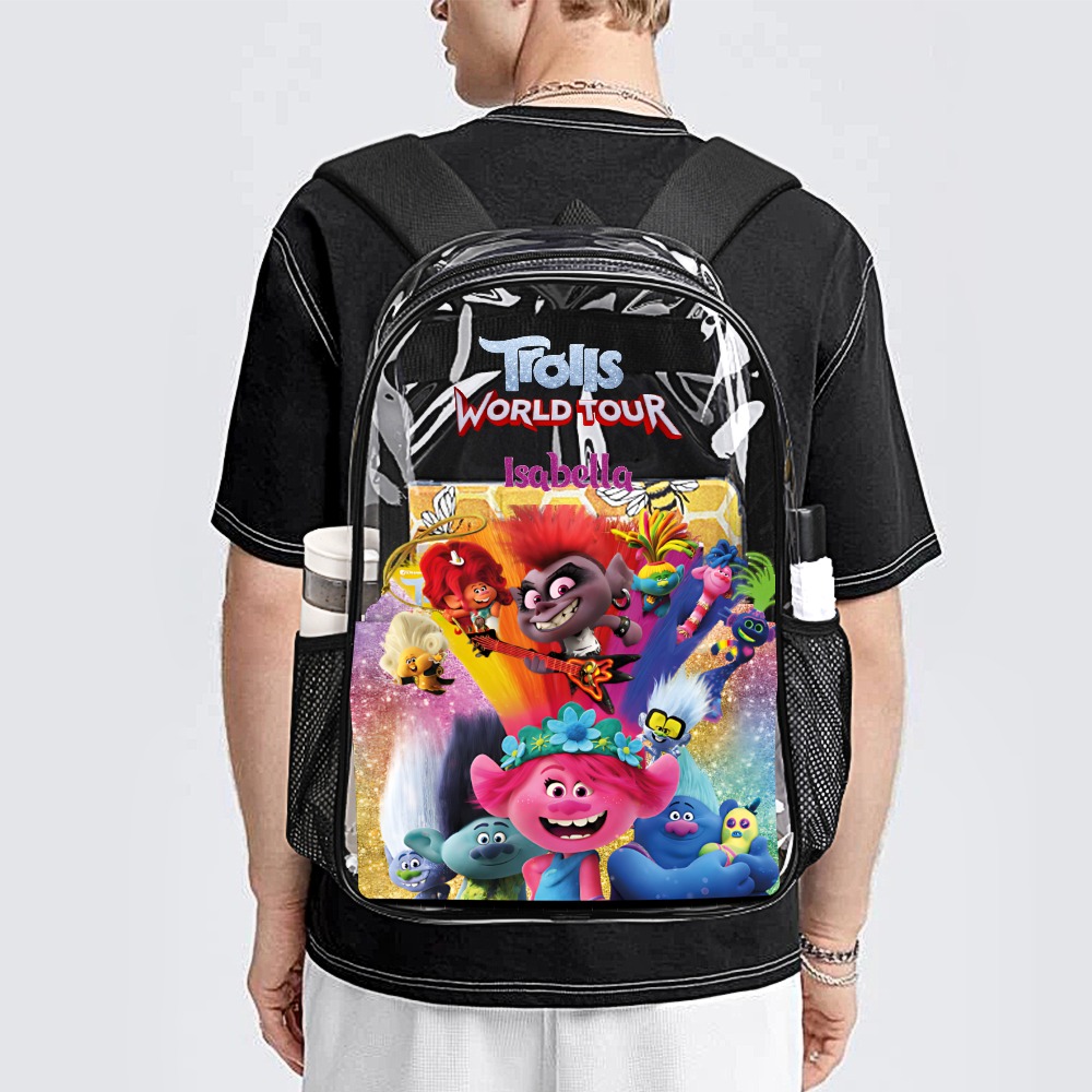 TROLLS – Transparent Bag 17 inch 2024 New Cool Kiddo 14