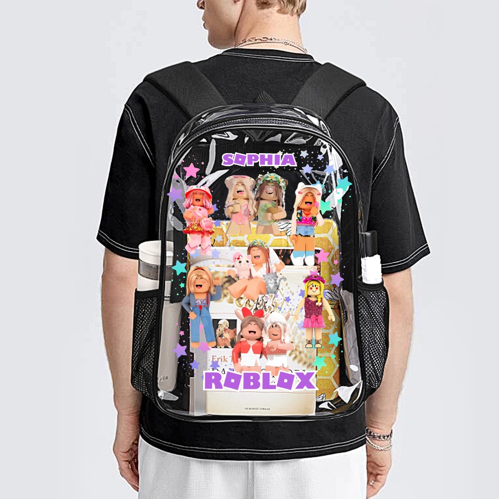 ROBLOX GIRL - Transparent Bag 17 inch 2024 New