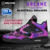 Jinx Arcane AJ4 Basketball Sneakers – League Of Leaguends Black Sole Shoes Cool Kiddo 34