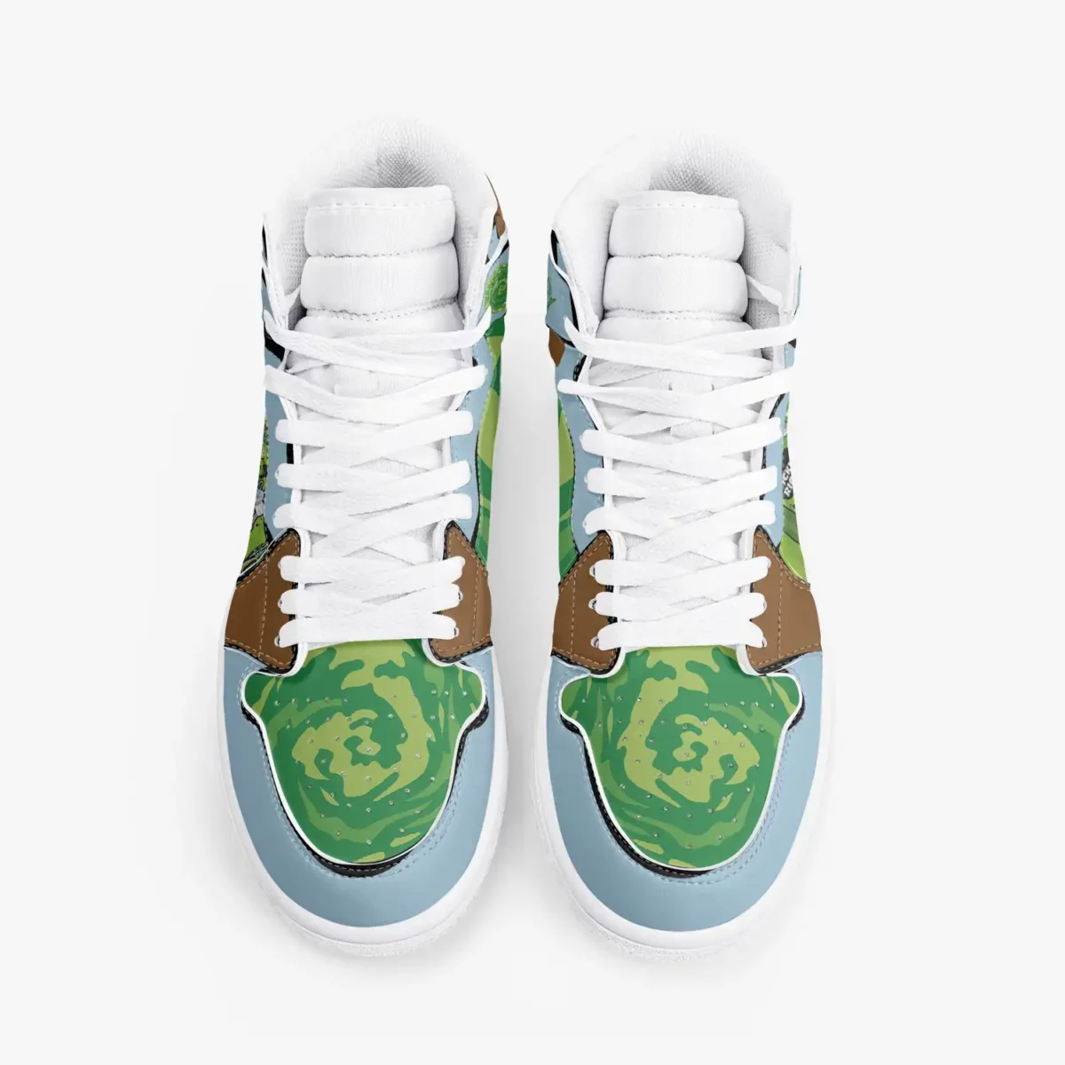 Rick’s From Rick and Morty High Top Leather Sneakers for Youth/Adults Cool Kiddo 24