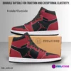 Deadpool AJ1 Black and Red High-Tops Leather Sneakers For Youth/Adults Cool Kiddo 26