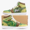 Morty’s From Rick and Morty High Top Leather Sneakers for Youth/Adults Cool Kiddo 40