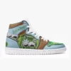 Rick's From Rick and Morty High Top Leather Sneakers for Youth/Adults