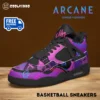 Jinx Arcane AJ4 Basketball Sneakers – League Of Leaguends Black Sole Shoes Cool Kiddo 32