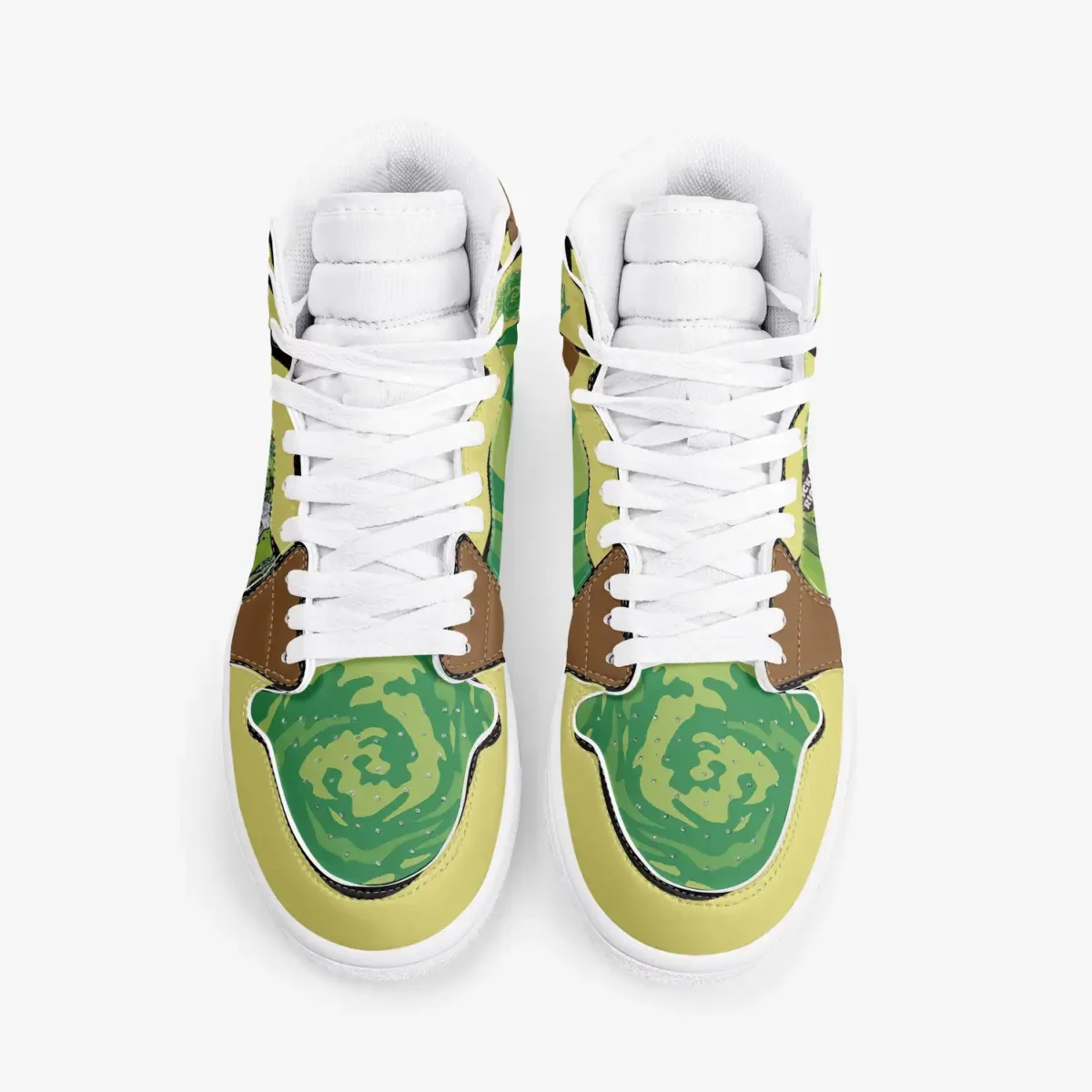 Morty’s From Rick and Morty High Top Leather Sneakers for Youth/Adults Cool Kiddo 18