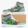 Rick’s From Rick and Morty High Top Leather Sneakers for Youth/Adults Cool Kiddo 36