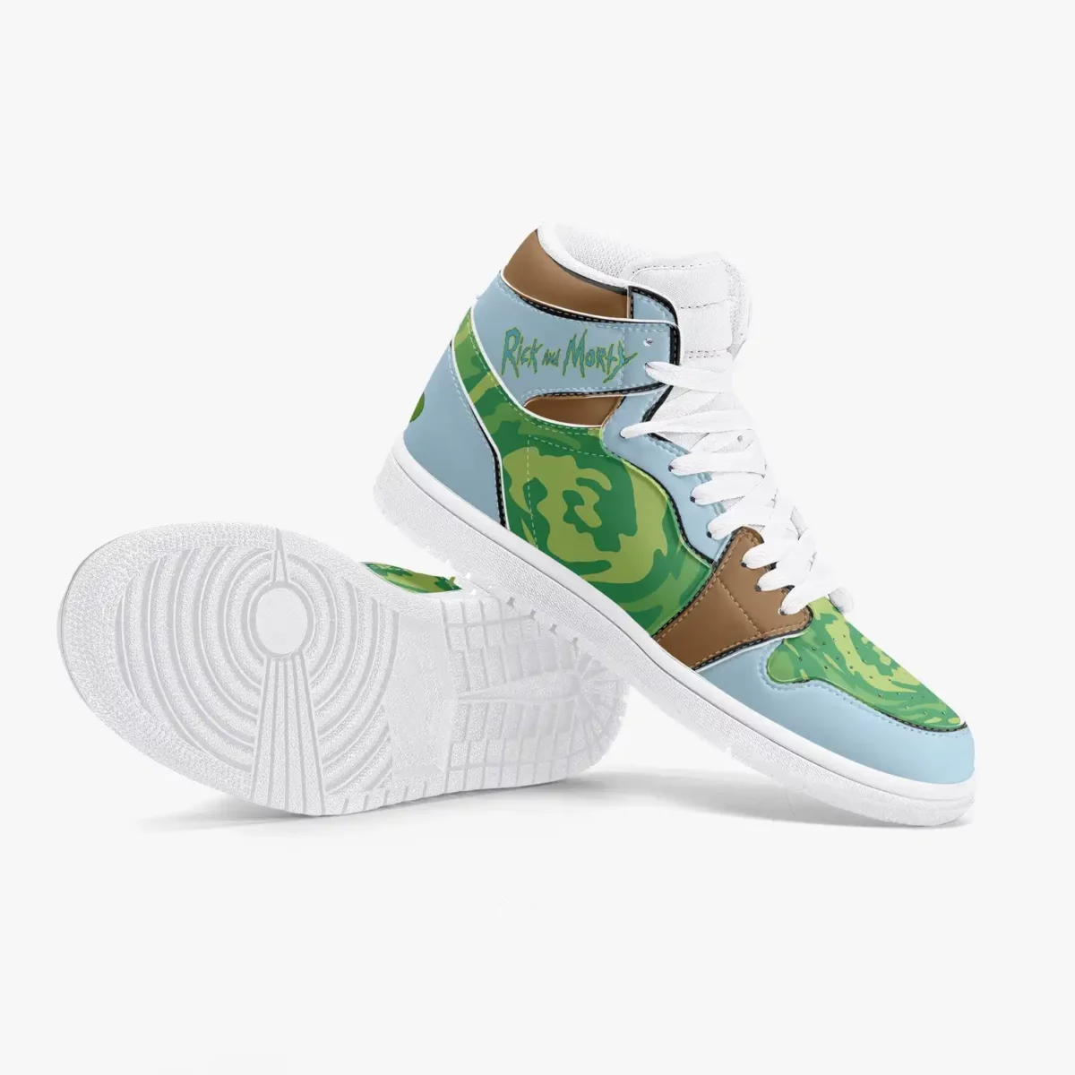 Rick’s From Rick and Morty High Top Leather Sneakers for Youth/Adults Cool Kiddo 20