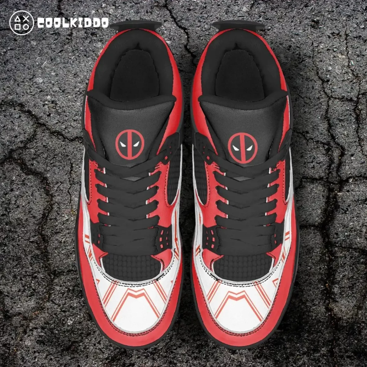 Deadpool AJ4 Basketball Sneakers – Black Sole Cool Kiddo 20