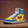 Brawl Stars High-Top Kids/Youth Sneakers | Brawl Stars Characters Leather Print Shoes by Cool Kiddo Cool Kiddo 34