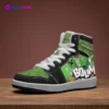 Personalized Minecraft Creeper Character High-Top Leather Children/Youth Shoes Cool Kiddo 34