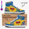 Brawl Stars High-Top Kids/Youth Sneakers | Brawl Stars Characters Leather Print Shoes by Cool Kiddo Cool Kiddo 36