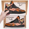 Naruto Uzumaki High-Top Black Sole Sneakers: Naruto Shippuden Basketball Kicks | Akatsuki Youth/Adult Sizes | Manga Shoes Design | Cool Kiddo Collection Cool Kiddo 28