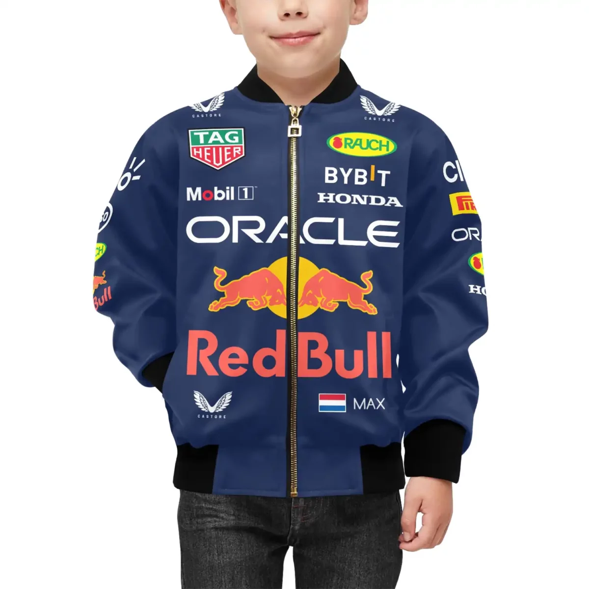 Red Bull Racing Team Kid’s Bomber Jacket Cool Kiddo 12