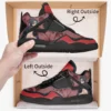 Itachi Uchiha High-Top Black Sole Sneakers: Naruto Shippuden Basketball Kicks | Akatsuki Youth/Adult Sizes | Manga Shoes Design | Cool Kiddo Collection Cool Kiddo 28