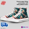 Custom Halloween Saga High-Top Canvas Sneakers, 80s Movies Inspired Casual Shoes for Youth/Adults Cool Kiddo 34