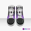 Personalized Five Nights at Freddy’s | Fazbear’s Character | FNAF High-Top Leather Black and Purple Shoes Cool Kiddo 40