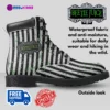 Beetlejuice Movie Inspired Casual Leather Boots Unisex | Cosplay & Halloween Design for Youth/Adults by Cool Kiddo Cool Kiddo 32