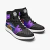 Personalized Five Nights at Freddy’s | Fazbear Character | FNAF High-Top Leather Black and Purple Adult Shoes Cool Kiddo