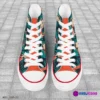 Custom Halloween Saga High-Top Canvas Sneakers, 80s Movies Inspired Casual Shoes for Youth/Adults Cool Kiddo 36