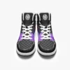 Personalized Five Nights at Freddy’s | Fazbear Character | FNAF High-Top Leather Black and Purple Adult Shoes