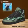 Kakshi Hatake High-Top Black Sole Sneakers: Naruto Shippuden Basketball Kicks | Akatsuki Youth/Adult Sizes | Manga Shoes Design | Cool Kiddo Collection Cool Kiddo 26