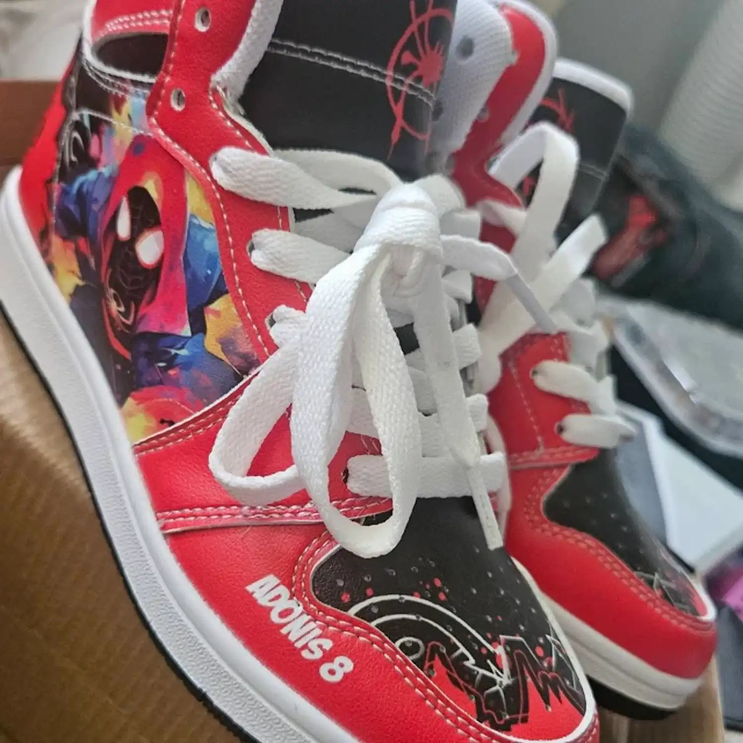 Spiderman Miles Morales High-top Shoes Review by Cool Kiddo