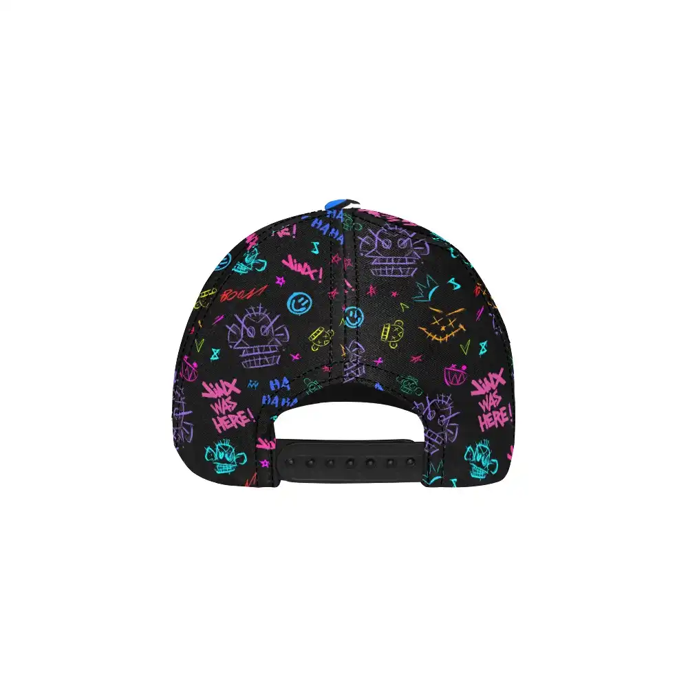 Arcane Hat Jinx Cap, League of Legends Animated Series. Adjustable Baseball Cap Cool Kiddo 18