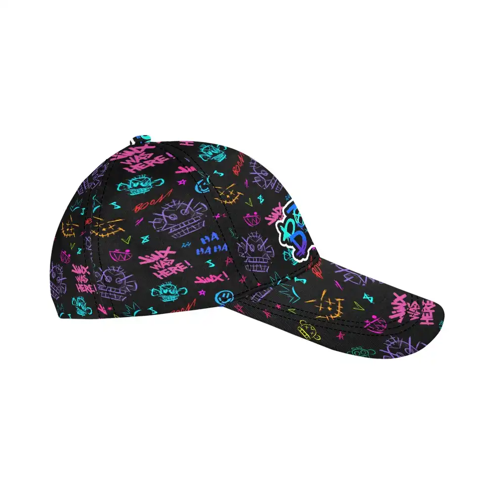 Arcane Hat Jinx Cap, League of Legends Animated Series. Adjustable Baseball Cap Cool Kiddo 16