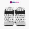 Brawl Stars High-Top Kids/Youth Sneakers | Black and White Leather Print Shoes by Cool Kiddo Cool Kiddo 40