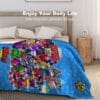 Personalized BRAWL STARS blanket for kids. Soft and comfortable material: Made of anti-pilling flannel material. Cool Kiddo 30