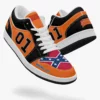 Dukes of Hazzard 80’s TV Series Inspired Shoes. AJ1 Low-Top Leather Sneakers Cool Kiddo