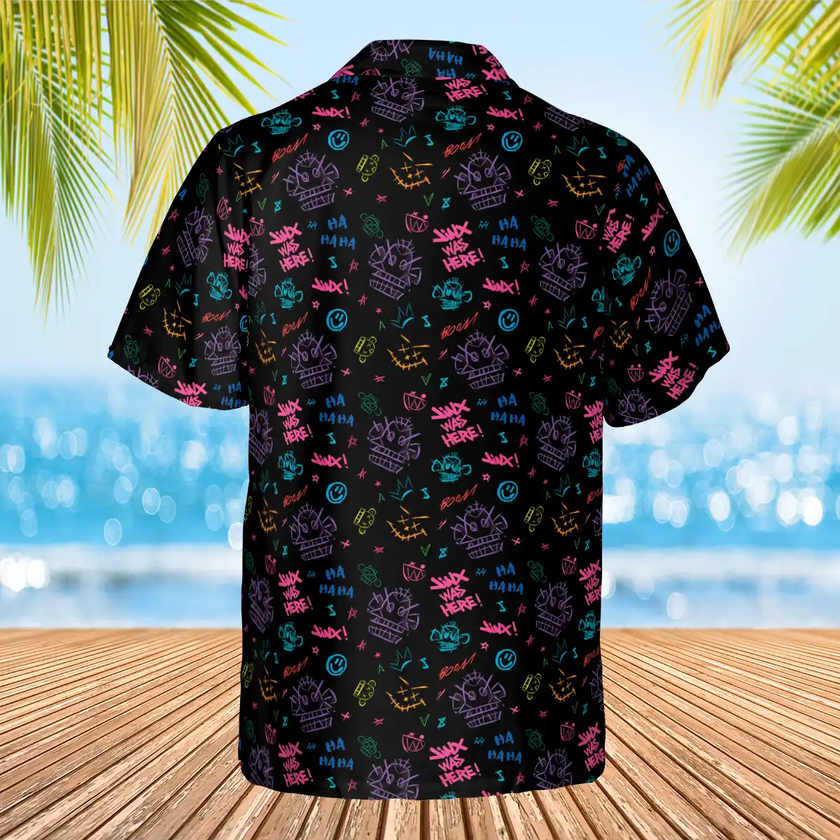 Arcane Jinx Pocket Hawaiian Shirt | All Over Print Leage of Legends Adult Shirt Cool Kiddo 16