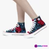 Custom Friday the 13th Canvas High-Top Sneakers | Horror Movie Jason Print Shoes Cool Kiddo 38