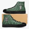 Custom Cthulhu Character Inspired High-Top Canvas Shoes for Adult/Youth – Printed H.P. Lovecraft Sneakers, Casual Footwear Cool Kiddo