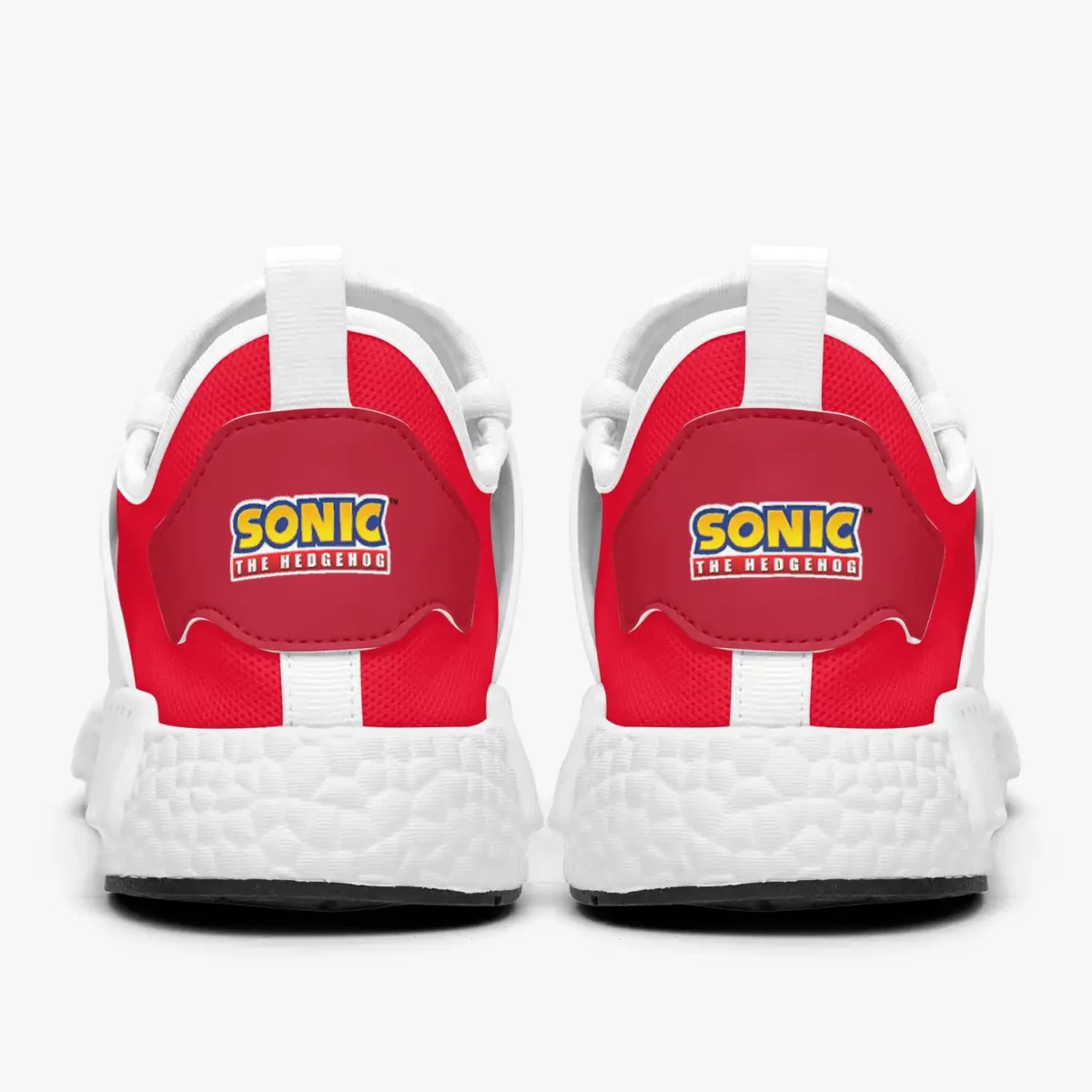 Sonic The Hedgehog Lightweight Athletic Sneakers | Red and White Shoes Cool Kiddo 14