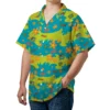 Scooby Doo Button Up Pocket Shirt. Mystery Machine Characters Gift for Fans Cool Kiddo