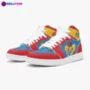 Custom Duff Man Character. High-Top Leather Duff Beer Sneakers. Rare Simpsons Shoes Cool Kiddo 30