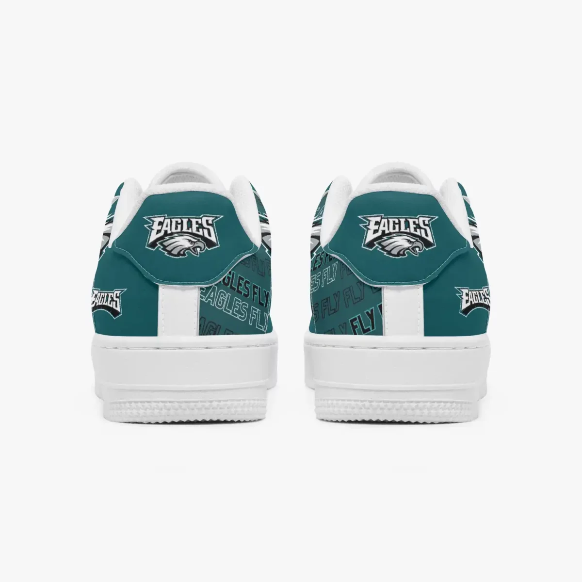 Custom Philadelphia Eagles AF1 Low-Top Leather Sneakers | NFL Football Inspired Graphic Shoes Cool Kiddo 14