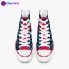 Friday the 13th Canvas High-Top Sneakers | Jason’s Horror Movie Graphic Shoes Cool Kiddo 30