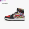 Personalized Brawl Stars High-Top Kids/Youth Sneakers | Brawl Stars Characters Leather Graphic Shoes Cool Kiddo 34