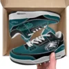 Custom Philadelphia Eagles NFL Team AJ3 Sneakers | Eagles Football Team Unisex Adult Shoes Cool Kiddo 34