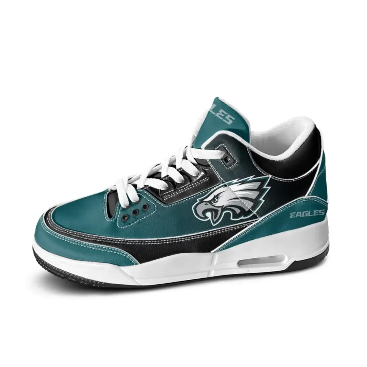 Custom Philadelphia Eagles NFL Team AJ3 Sneakers | Eagles Football Team Unisex Adult Shoes Cool Kiddo 14